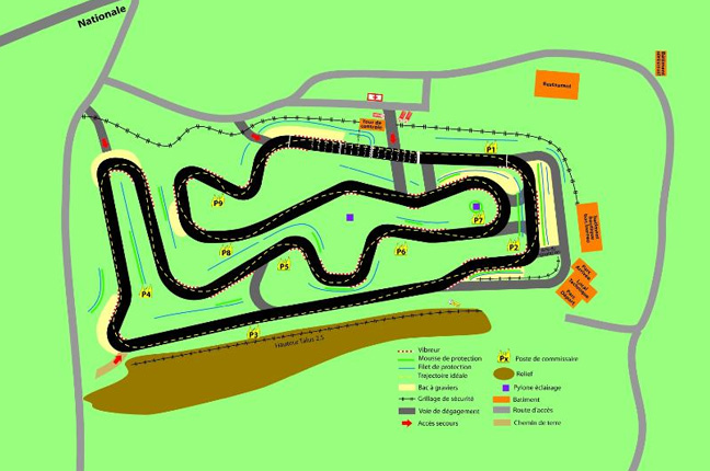 circuito KARTING CLUB PAYS D'OLMES Aigues-Vives