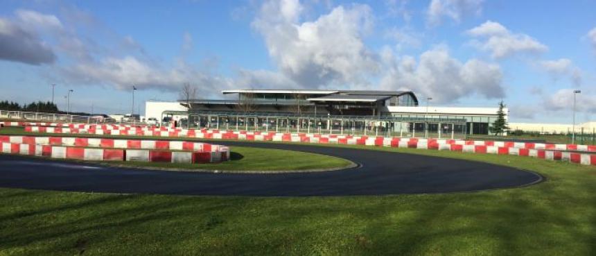 Tracks KARTING93 Entrée PSA visiteur<br /> AULNAY SOUS BOIS